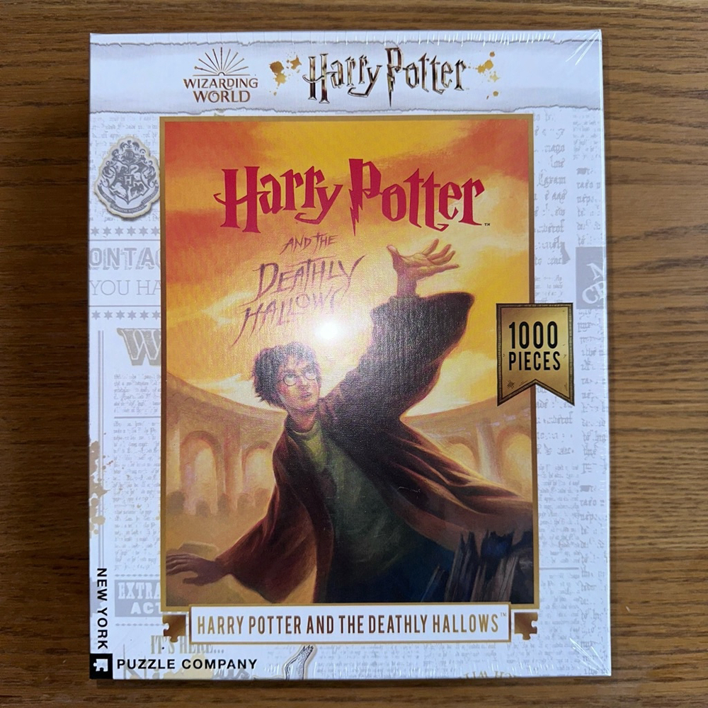 New Sealed NY Puzzle Company Harry Potter Amd The Deathly Hallows 1000pc Puzzle